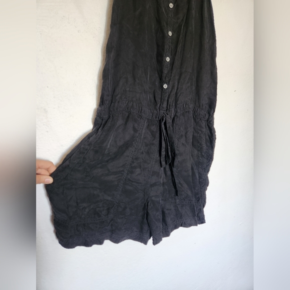 NWT Pete & Greta Johnny Was Loreta Black Sleeveless One-Piece Romper S $214 - Picture 3 of 11